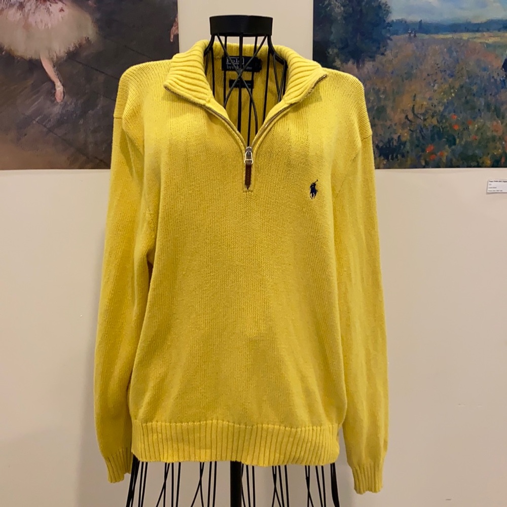 Yellow Polo Ralph Lauren Zip Up